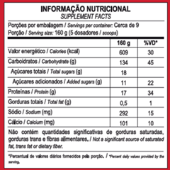 Hipercalorico Max Titanium Mass Morango Refil 1,4kg Supley