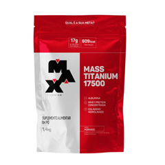 Hipercalorico Max Titanium Mass Morango Refil 1,4kg Supley