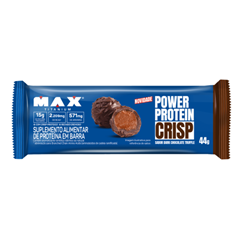 Barra De Proteina Max Titanium Power Crisp Dar Chocolate Trufle 44g Supley