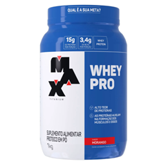 Whey Max Titanium Pro Morango 1kg Supley