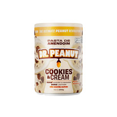 Pasta De Amendoim Dr Peanut Cookies & Cream 250g Supley