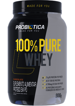Whey Probiotica Supley 100% Pure Chocolate 900g