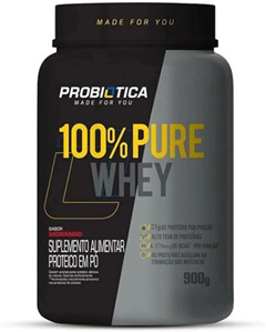 Whey Probiotica Supley 100% Pure Morango 900g