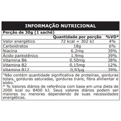 Energetico Em Gel Probiotica Supley  Carb Ul Black Guaraná Com Açai 10x30g