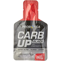 Energetico Em Gel Probiotica Supley  Carb Ul Black Morango 30g