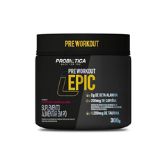 Pré Treino Probiotica Supley Epic Frutas Vermelhas 300g