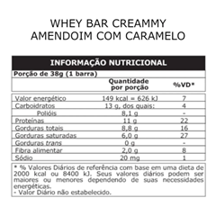 Barra De Proteina Probiotica Supley Creamy Amendoim 12x38g