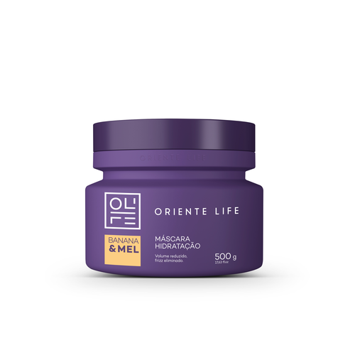 Mascara Capilar Oriente Life Banana E Mel 500g | DCA Distribuidor