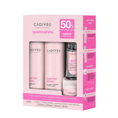 Kit Cadiveu (Shampoo+Condicionador+Serúm) Quartzo C/3  30/250ml