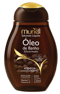 Sabonete Liquido Oleo De Banho Muriel Amendoa Com Colageno 230ml