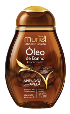 Sabonete Liquido Óleo De Banho Muriel Amendoa Com Avelã 230ml
