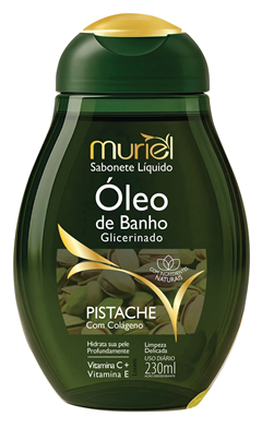 Sabonete Liquido Óleo De Banho Muriel Pistache Com Colágeno 230ml