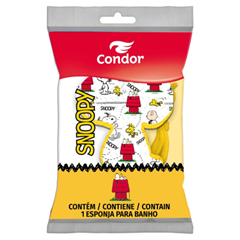 Esponja Banho Condor Snoopy 12x1 8331