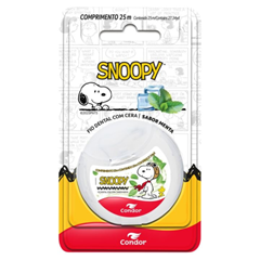 Fio Dental Condor Snoopy Menta 25m 3406
