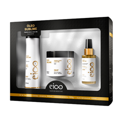 Eico Pro Kit Especial Óleo Sublime (Shampoo + Máscara Nutritiva + Óleo Reparador) 700ml