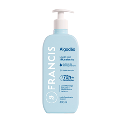 Loção Desodorante Hidratante Francis Algodão 400ml Flora