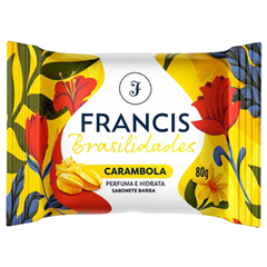 Sabonete Barra Francis Brasilidades Carambola 12x80g Flora
