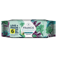 Promopack Sabonete Barra Francis Brasilidades Água De Coco 6x80g Flora