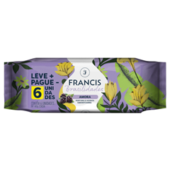 Sabonete Barra Francis Brasilidades Amora 6x80g Flora