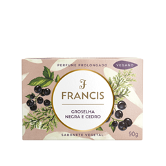 Sabonete Barra Francis Classico Groselha Negra E Cedro 12x90g Flora