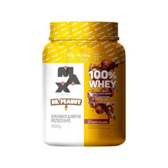 Whey Max Titanium 100% Dr Peanut Bombom Italiano 450g Supley