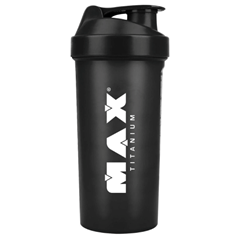 Coqueteleira Max Titanium Preta 700ml Supley