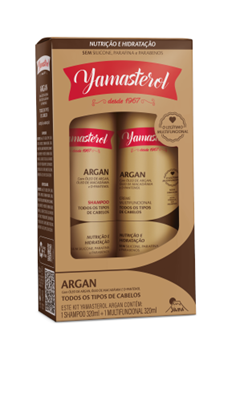 Kit Yamasterol Yama Argan Shampoo E Multifuncional 320ml