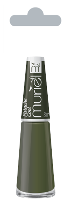 Esmalte Vest Cremoso Muriel Pistache Cool Com 6 Unidades