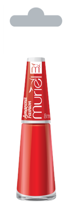 Esmalte Vest Cremoso Muriel Amarena Fashion Com 6 Unidades