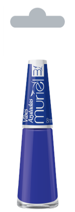 Esmalte Vest Cremoso Muriel Vibes Azuladas Com 6 Unidades
