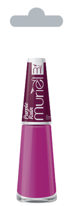 Esmalte Vest Cremoso Muriel Purple Rain Blister 6 Unidades