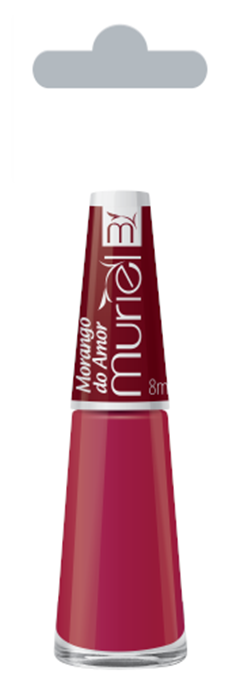 Esmalte Vest Cremoso Muriel Morango Do Amor Blister 6 Unidades