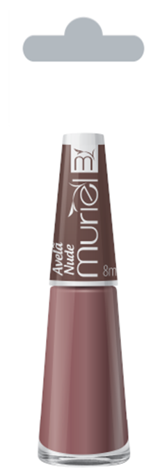 Esmalte Vest Cremoso Muriel Avelã Nude Com Blister 6 Unidades