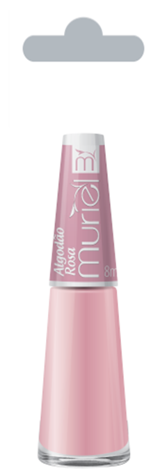 Esmalte Vest Cremoso Muriel Algodão Rosa Blister 6 Unidades