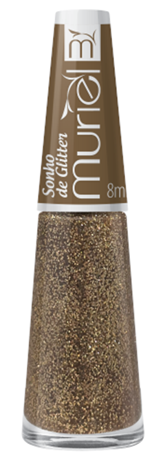 Esmalte Vest Glitter Muriel Sonho De Glitter Blister 6 Unidades