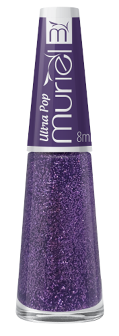 Esmalte Vest Glitter Muriel Ultra Pop Blister 6 Unidades
