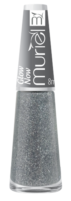 Esmalte Vest Glitter Muriel Glow Now Blister  6 Unidades