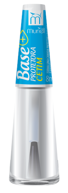 Esmalte Vest Tratamento Muriel Base Protetora Cetim Blister 6 Unidades