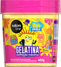 Gelatinha Salon Line Sos Kids Bob Esponja 400g