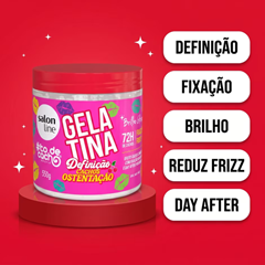 Gelatina Salon Line #Todecacho Definição Cachos Ostentação 550g