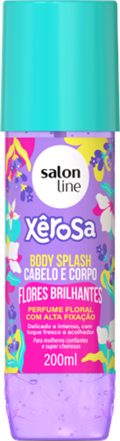 Body Splash Salon Line Xerosa Flores Brilhantes 200ml