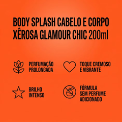 Body Splash Salon Line Xerosa Glamour Chic 200ml