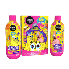 Kit Salon Line Sos Kids (Shampoo + Condicionador) Bob Esponja 300ml