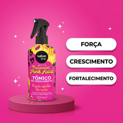 Tônico Capilar De Crescimento Salon Line Multy Tratamento Pink Fatal 300ml