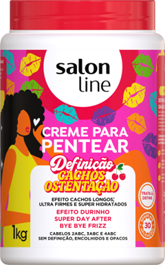 Creme Para Pentear Salon Line Definição Cachos Ostentação 1kg