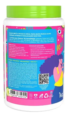Creme Para Pentear Salon Line Definição Xô Porosidade 1kg