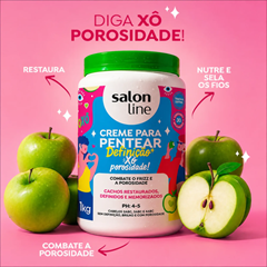 Creme Para Pentear Salon Line Definição Xô Porosidade 1kg