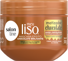 Máscara Capilar Salon Line Meu Liso Matizador Chocolate 300g