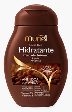 Loção Hidratante Corporal Muriel Amêndoa Com Avelã Ação Desodorante 200ml