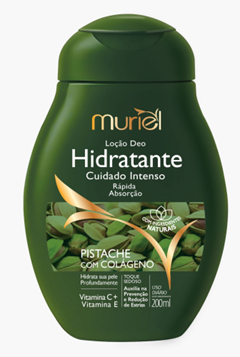 Loção Hidratante Corporal Muriel Pistache Com Colágeno Ação Desodorante 200ml